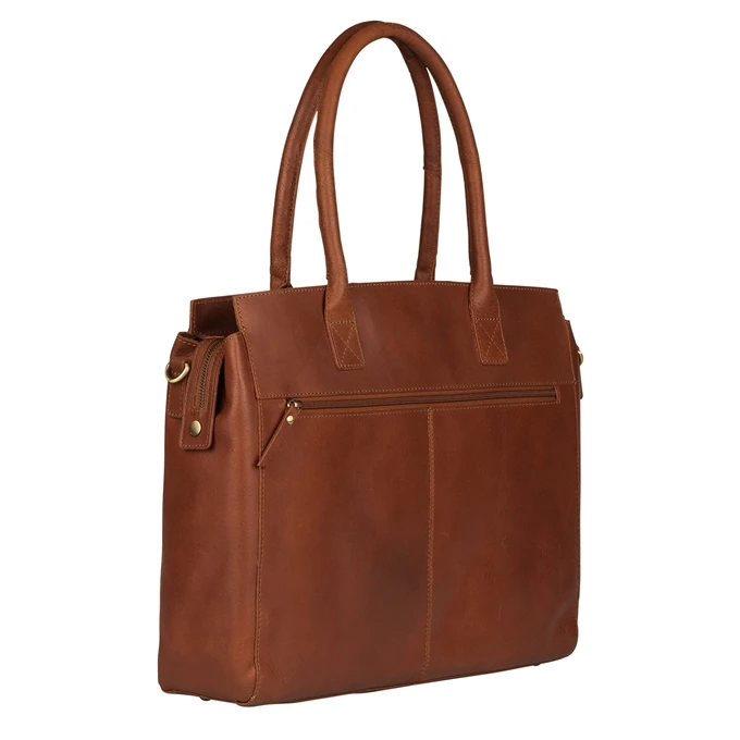 Burkely Vintage Doris Laptop Bag 15.6" Cognac 4 Burkely Vintage Doris Laptop Bag 15.6" Cognac - Afbeelding 4
