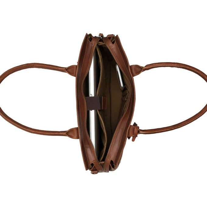 Burkely Vintage Doris Laptop Bag 15.6" Cognac 6 Burkely Vintage Doris Laptop Bag 15.6" Cognac - Afbeelding 6