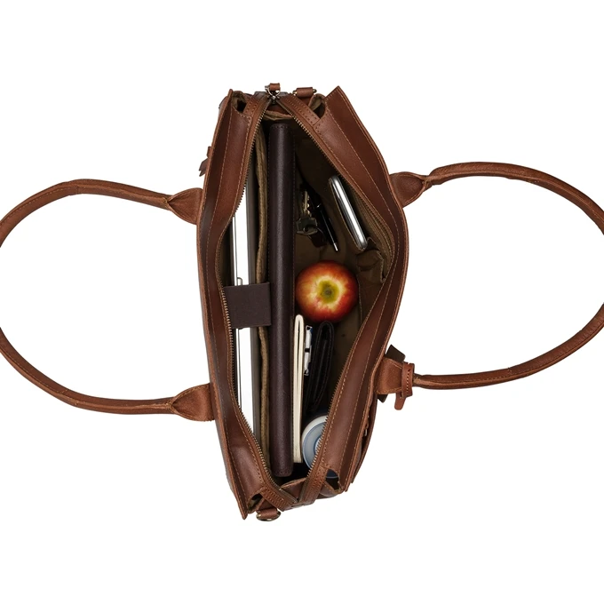 Burkely Vintage Doris Laptop Bag 15.6" Cognac 7 Burkely Vintage Doris Laptop Bag 15.6" Cognac - Afbeelding 7