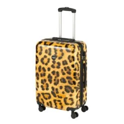 Princess Traveller Animal Print Medium Trolley Leopard II