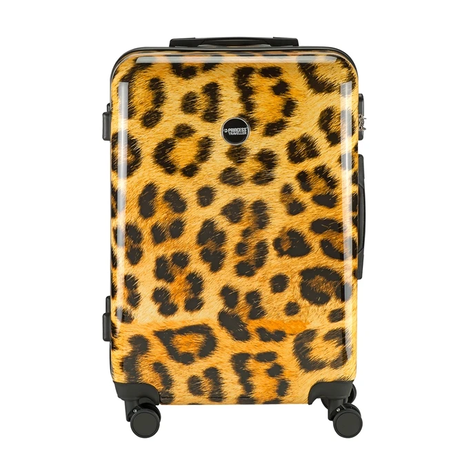 Princess Traveller Animal Print Medium Trolley Leopard II 2 Princess Traveller Animal Print Medium Trolley Leopard II - Afbeelding 2