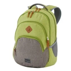 Travelite Basics Backpack Melange Green/grey 7 Travelite Basics Backpack Melange Green/grey -Ospre Koffers Winkel image 7092