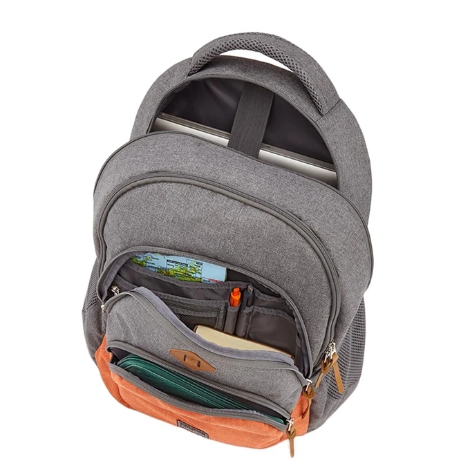 Travelite Basics Backpack Melange Green/grey 5 Travelite Basics Backpack Melange Green/grey - Afbeelding 5