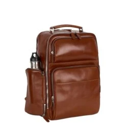 Leonhard Heyden Cambridge Business Backpack Cognac
