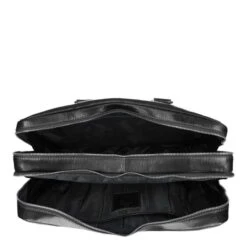 Leonhard Heyden Cambridge Briefcase L Black -Ospre Koffers Winkel image 7247