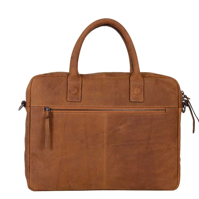 DSTRCT Wall Street Laptopbag 14" Cognac 3 DSTRCT Wall Street Laptopbag 14" Cognac - Afbeelding 3