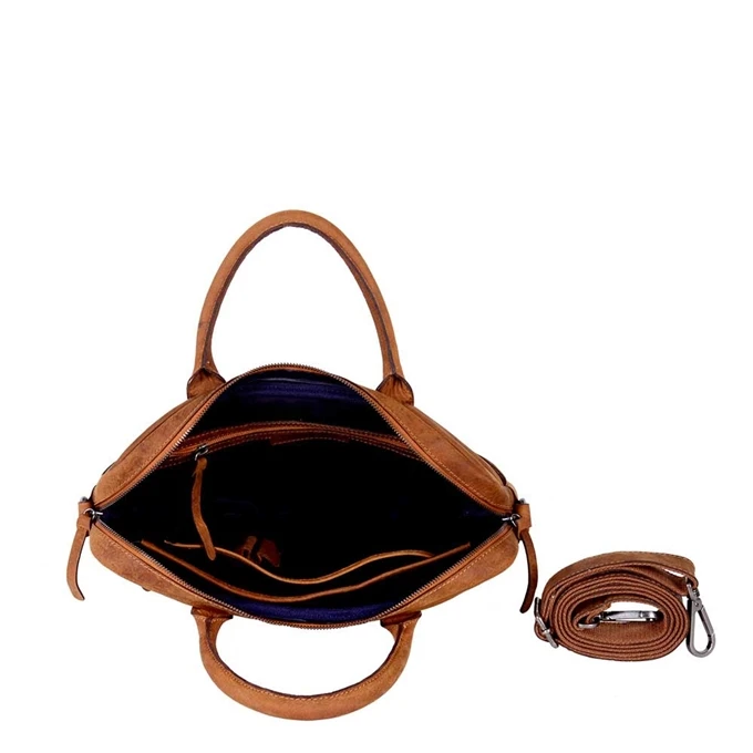 DSTRCT Wall Street Laptopbag 14" Cognac 5 DSTRCT Wall Street Laptopbag 14" Cognac - Afbeelding 5