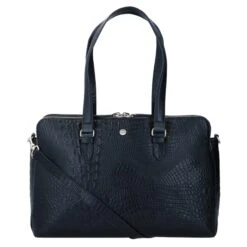 FMME. Charlotte 15.6 Workingbag Croco Black