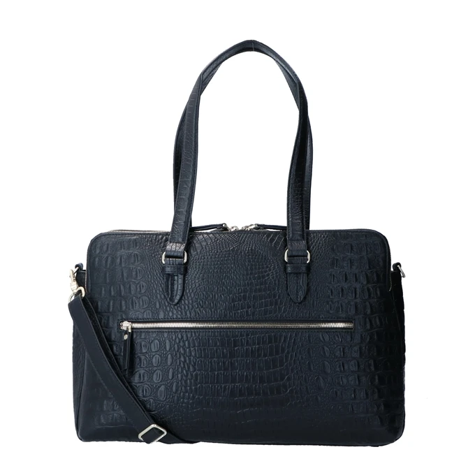 FMME. Charlotte 15.6 Workingbag Croco Black 3 FMME. Charlotte 15.6 Workingbag Croco Black - Afbeelding 3