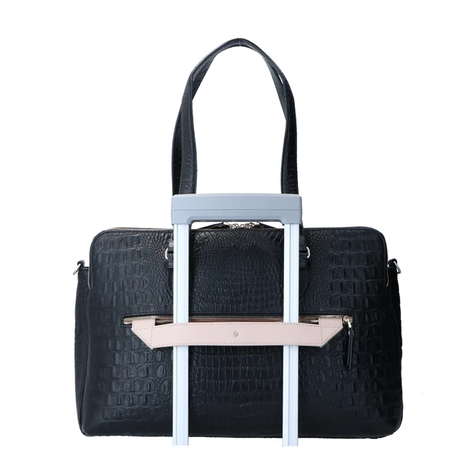 FMME. Charlotte 15.6 Workingbag Croco Black 5 FMME. Charlotte 15.6 Workingbag Croco Black - Afbeelding 5