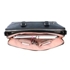 FMME. Charlotte 15.6 Workingbag Croco Black 22 FMME. Charlotte 15.6 Workingbag Croco Black -Ospre Koffers Winkel image 7319