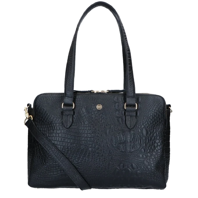 FMME. Charlotte 15.6 Workingbag Croco Black 9 FMME. Charlotte 15.6 Workingbag Croco Black - Afbeelding 9