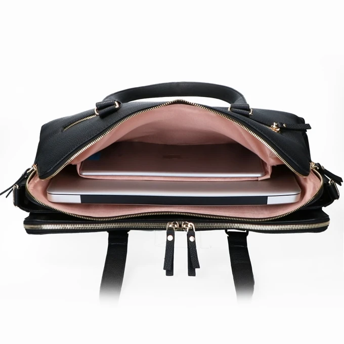 FMME. Charlotte 15.6 Workingbag Croco Black 12 FMME. Charlotte 15.6 Workingbag Croco Black - Afbeelding 12