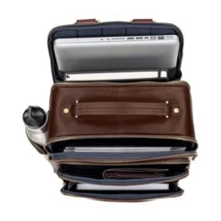 Leonhard Heyden Cambridge Business Backpack Red Brown 8 Leonhard Heyden Cambridge Business Backpack Red Brown -Ospre Koffers Winkel image 7448