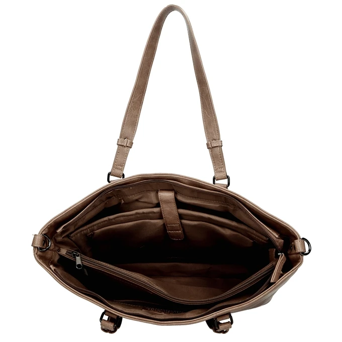 Enrico Benetti Caen Shopper 15'' Taupe 6 Enrico Benetti Caen Shopper 15'' Taupe - Afbeelding 6