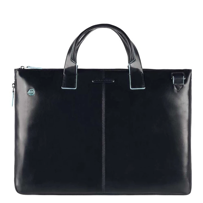 Piquadro Blue Square Expandable Slim Computer Bag 15.6" Night Blue 1 Piquadro Blue Square Expandable Slim Computer Bag 15.6" Night Blue