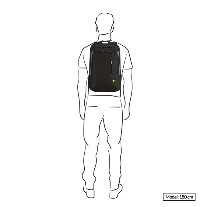 Case Logic® Case Logic Value Backpack 17" Black 2 Case Logic® Case Logic Value Backpack 17" Black - Afbeelding 2
