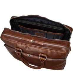 Leonhard Heyden Cambridge Briefcase L Medium Brown -Ospre Koffers Winkel image 7726