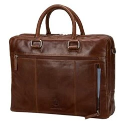 Leonhard Heyden Cambridge Briefcase L Medium Brown -Ospre Koffers Winkel image 7729