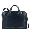 Piquadro Blue Square Computer Portfolio Briefcase 15'' Night Blue