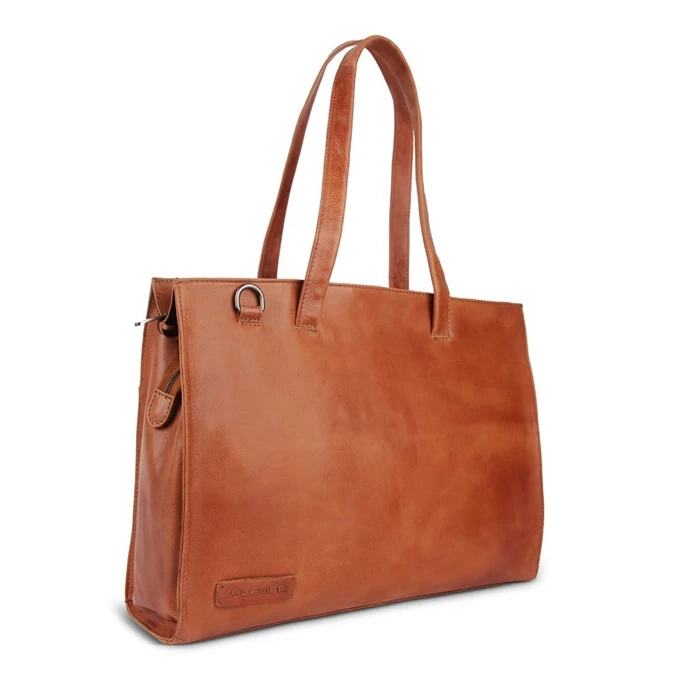 Plevier Islay Dames Laptoptas 15.6'' Cognac 2 Plevier Islay Dames Laptoptas 15.6'' Cognac - Afbeelding 2