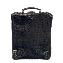 Mutsaers On The Bag Leather Backpack Zwart Croco -Ospre Koffers Winkel image 8282