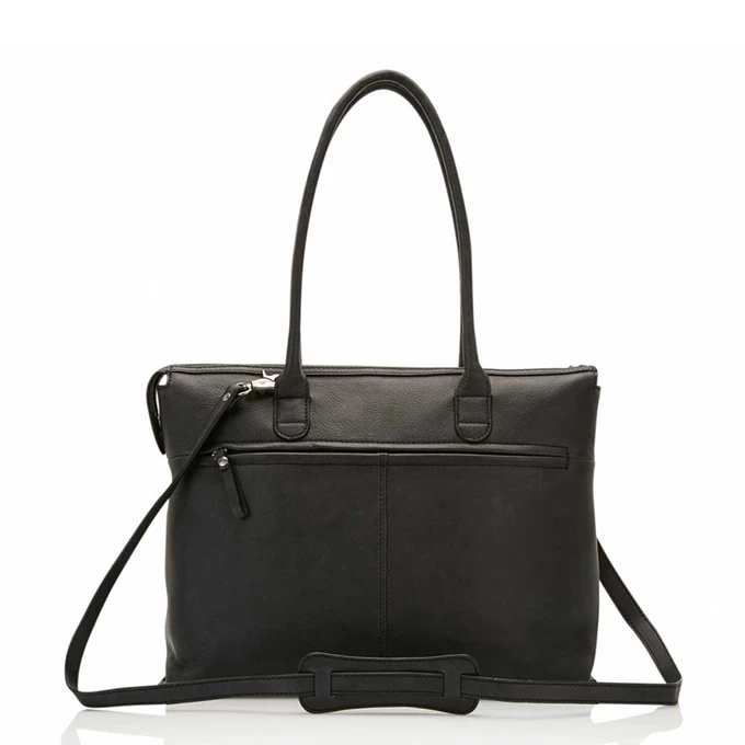 Castelijn & Beerens Carisma Laptop Schoudertas 15.6" + Tablet Zwart 3 Castelijn & Beerens Carisma Laptop Schoudertas 15.6" + Tablet Zwart - Afbeelding 3