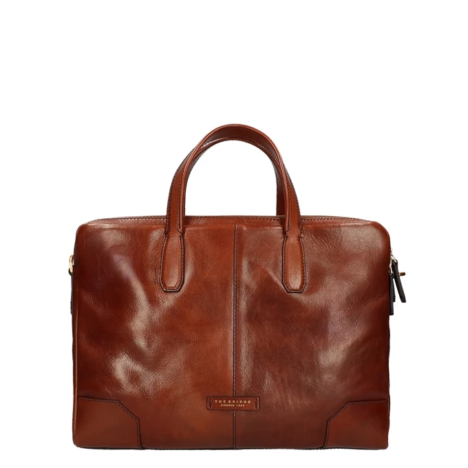 The Bridge Vespucci Briefcase Brown 1 The Bridge Vespucci Briefcase Brown
