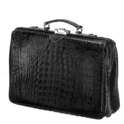 Mutsaers The Classic Aktetas 15'' Zwart Croco -Ospre Koffers Winkel image 8784