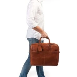 Burkely Vintage Max Worker 17.3" Cognac -Ospre Koffers Winkel image 8818