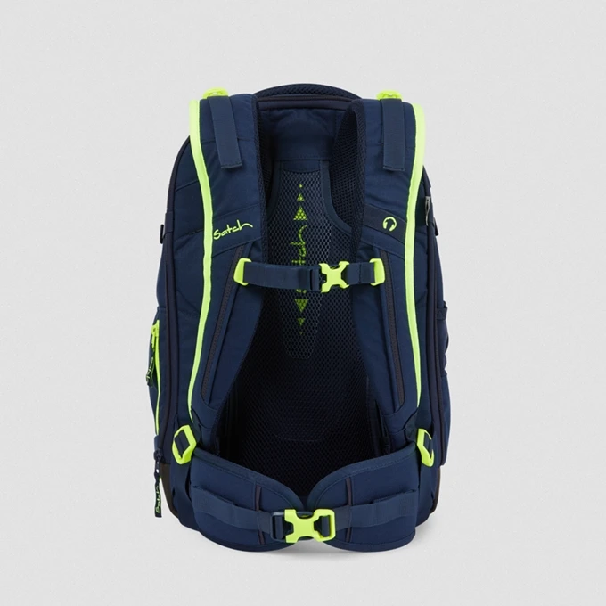 Satch Match School Rugzak Toxic Yellow 3 Satch Match School Rugzak Toxic Yellow - Afbeelding 3