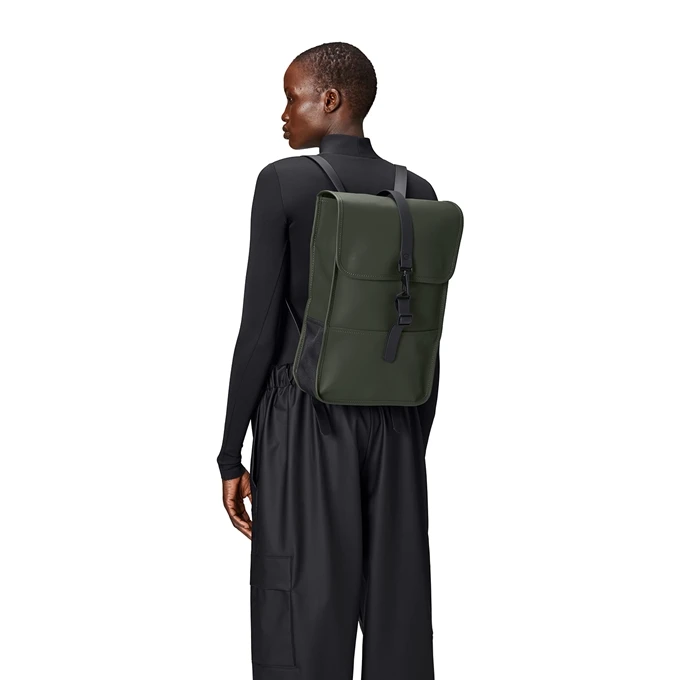 Rains Backpack Mini W3 Green 3 Rains Backpack Mini W3 Green - Afbeelding 3