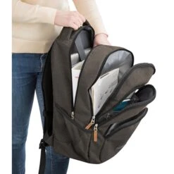 Travelite Basics Backpack Melange Anthracite -Ospre Koffers Winkel image 9005