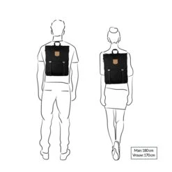 Fjallraven Foldsack No.1 Black -Ospre Koffers Winkel image 9863